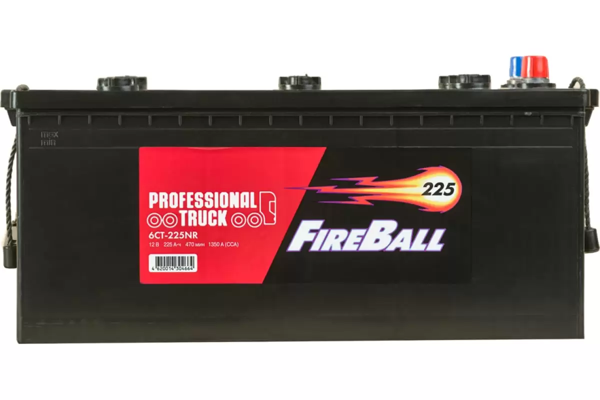 Аккумулятор грузовой FireBall 6СТ-225 Ач обр.