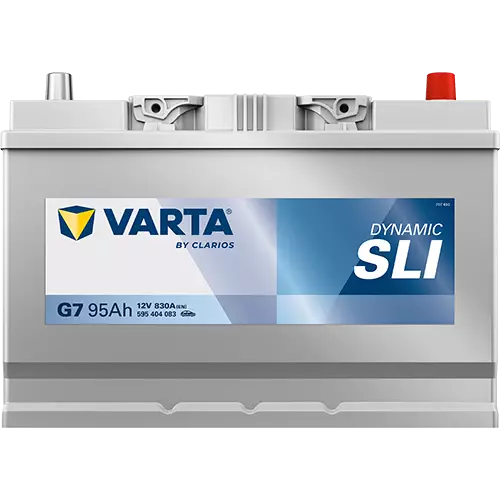 Аккумулятор автомобильный Varta Dynamic SLI G7 6СТ-95 Ач обр. (115D31L)