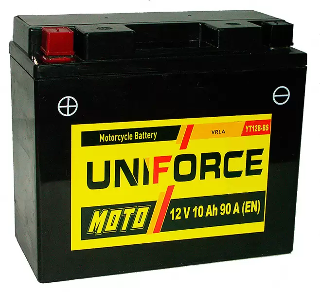 Аккумулятор для мотоцикла Uniforce Moto 512901 (YT12B-BS) 10 Ач