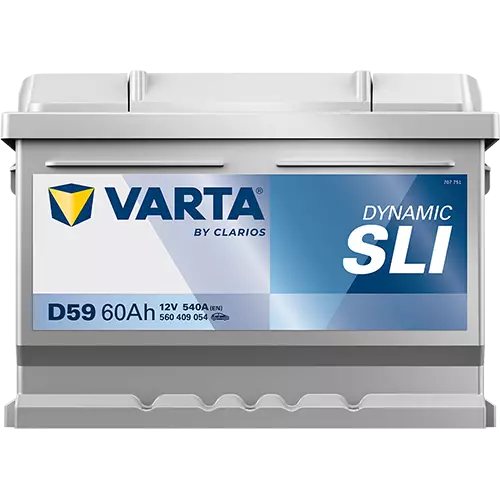 Аккумулятор автомобильный Varta Dynamic SLI D59 6СТ-60 Ач обр.LB2