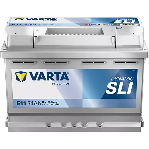 Аккумулятор автомобильный Varta Dynamic SLI E11 6СТ-74 Ач обр.