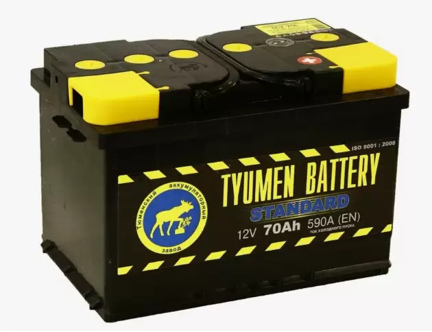 Аккумулятор автомобильный TYUMEN BATTERY STANDARD 6СТ-70 Ач обр.