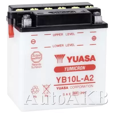 Аккумулятор мото YUASA YB10L-A2 11 Ач