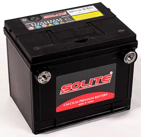 Аккумулятор автомобильный Solite CMF 75-650 6СТ-75 Ач боковые клеммы