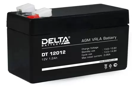 Аккумулятор Delta DT 12012 12V 1.2 Ач