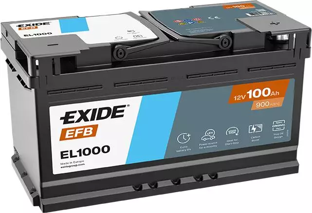 Автомобильный аккумулятор EXIDE EFB EL1000 100 Ач