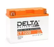 Аккумулятор Delta MOTO CT 1220 12V 20,0 Ah 250 A Y50-N18L-A3, YTX24HL-BS, YTX24HL ОП (204x91x159)