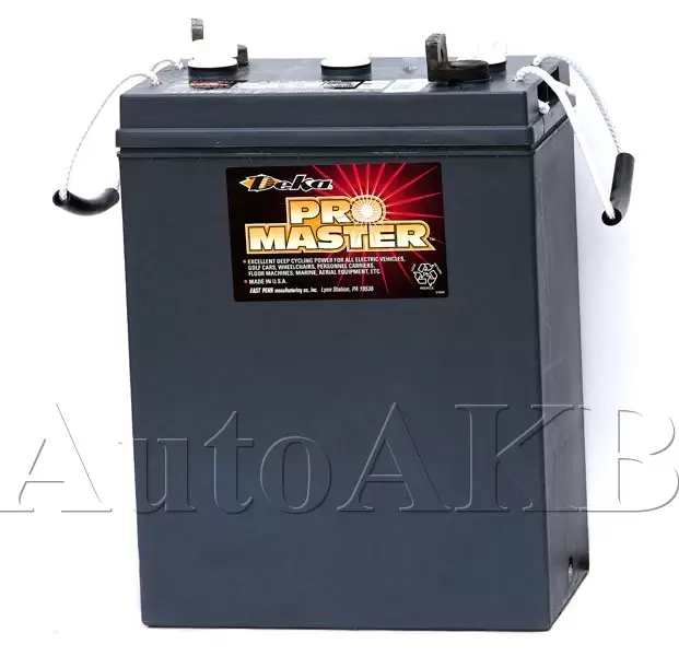 Аккумулятор тяговый Deka 9С11 6V 3СТ-250 Ач пр/обр.