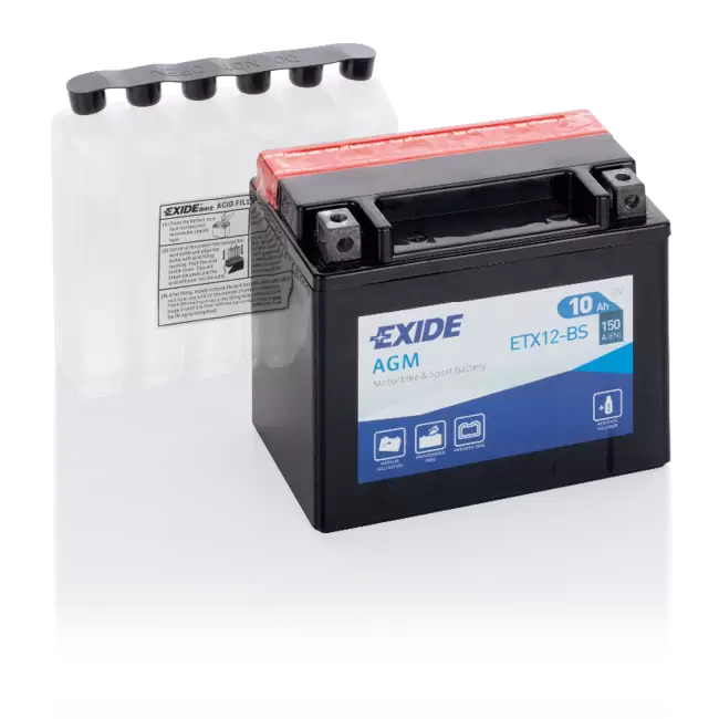 Аккумулятор мото EXIDE 12N9-3B 9 Ач