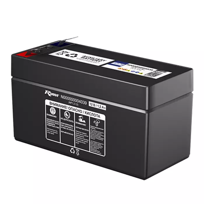 Аккумулятор RDRIVE OEM NP1,2-12 (N000000004039 MERCEDES) 2Ah 10А ПП
