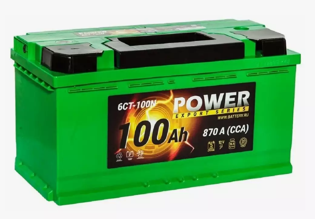 Аккумулятор автомобильный POWER 6СТ-110VL 110 Ah 900 A ПП (353x175x190) L5