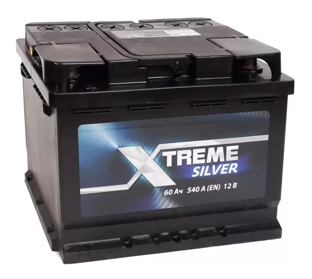 Аккумулятор автомобильный XTREME Silver L2 60Ah 540A ОП (242х175х190) L2