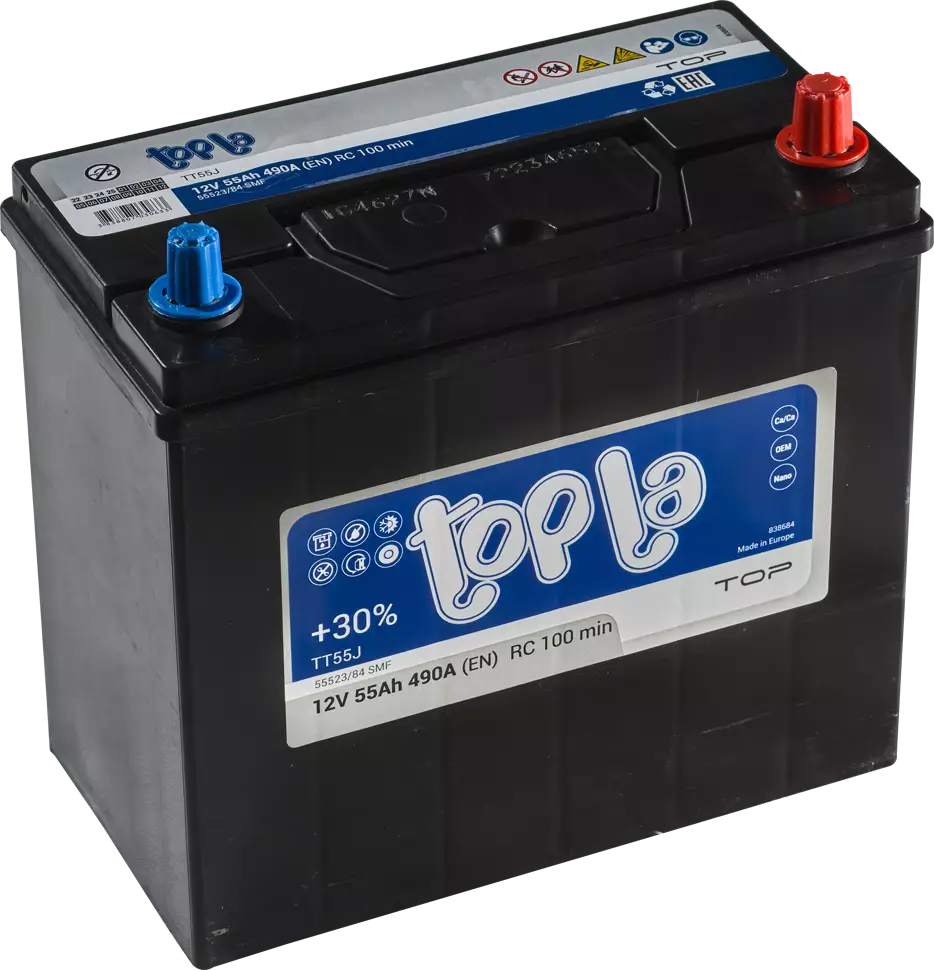 Аккумулятор TOPLA TOP JIS 118255 55.0 Ah обр