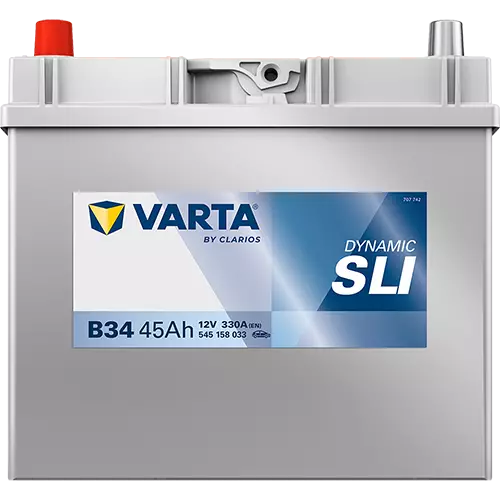 Аккумулятор автомобильный Varta Dynamic SLI B34 6СТ-45 Ач прям. (55B24RS)