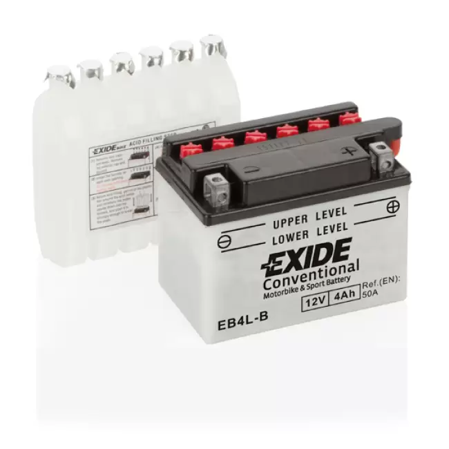 EXIDE Conventional EB4L-B 4 Ah 50 A (120x70x92)