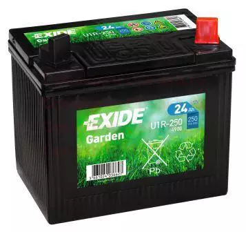 Аккумулятор мотоциклетный Exide Garden 24А.ч 250 А ОП (197x132x196)