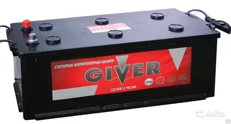 Аккумулятор грузовой Giver 6СТ-132 Ач обр.