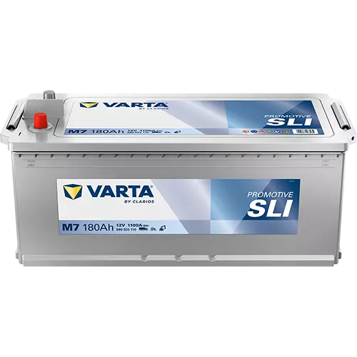 Аккумулятор грузовой Varta PROMOTIVE SLI M7180Ah 1100A ПП (513х223х223) D5
