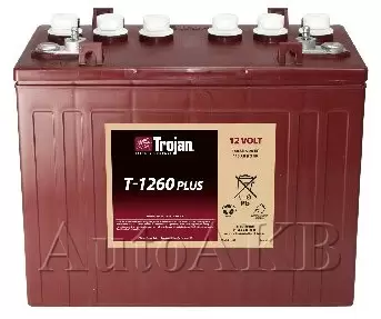 Аккумулятор тяговый Trojan T1260+ 12V (с жидким электролитом) 140 Ач