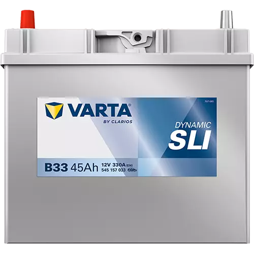 Аккумулятор автомобильный Varta Dynamic SLI B33 6СТ-45 Ач прям. (55B24R)