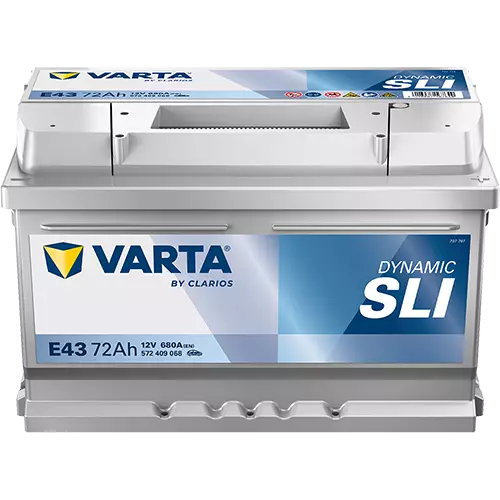 Аккумулятор автомобильный Varta Dynamic SLI E43 6СТ-72 обр.LB3