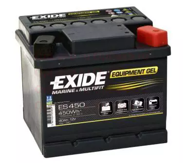 Аккумулятор лодочный EXIDE EQUIPMENT Gel ES 450 40 Ач