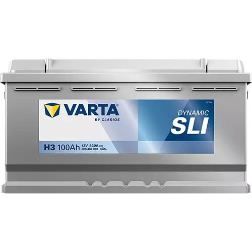 Аккумулятор автомобильный Varta Dynamic SLI H3 6СТ-100 Ач обр.
