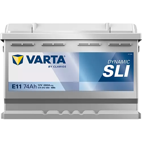 Аккумулятор автомобильный Varta Dynamic SLI E11 6СТ-74 Ач обр.