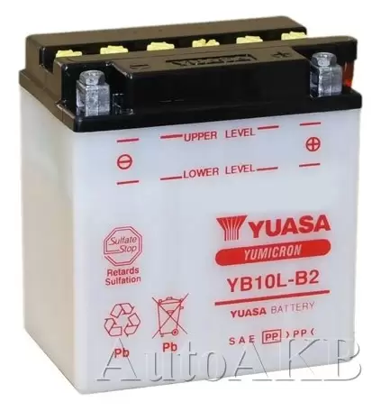 Аккумулятор мото YUASA YB10L-B2 11 Ач