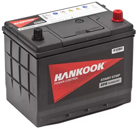 Аккумулятор автомобильный HANKOOK 100D26L EFB 6СТ-68 Ач обр.