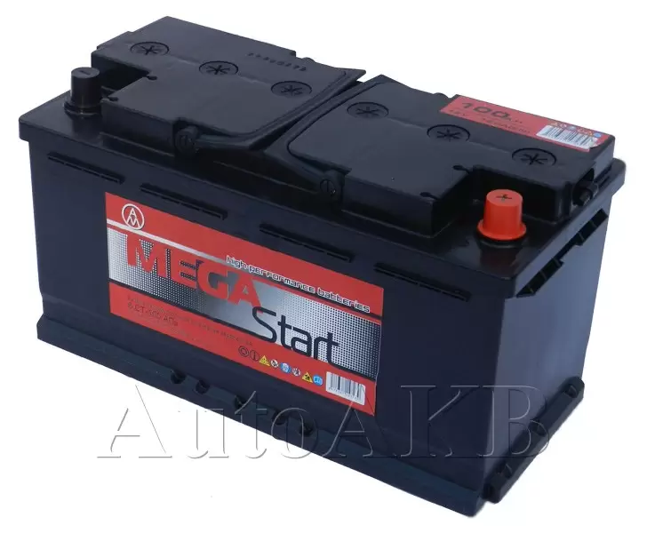 Аккумулятор автомобильный Megastart 6СТ-100 Ач обр.