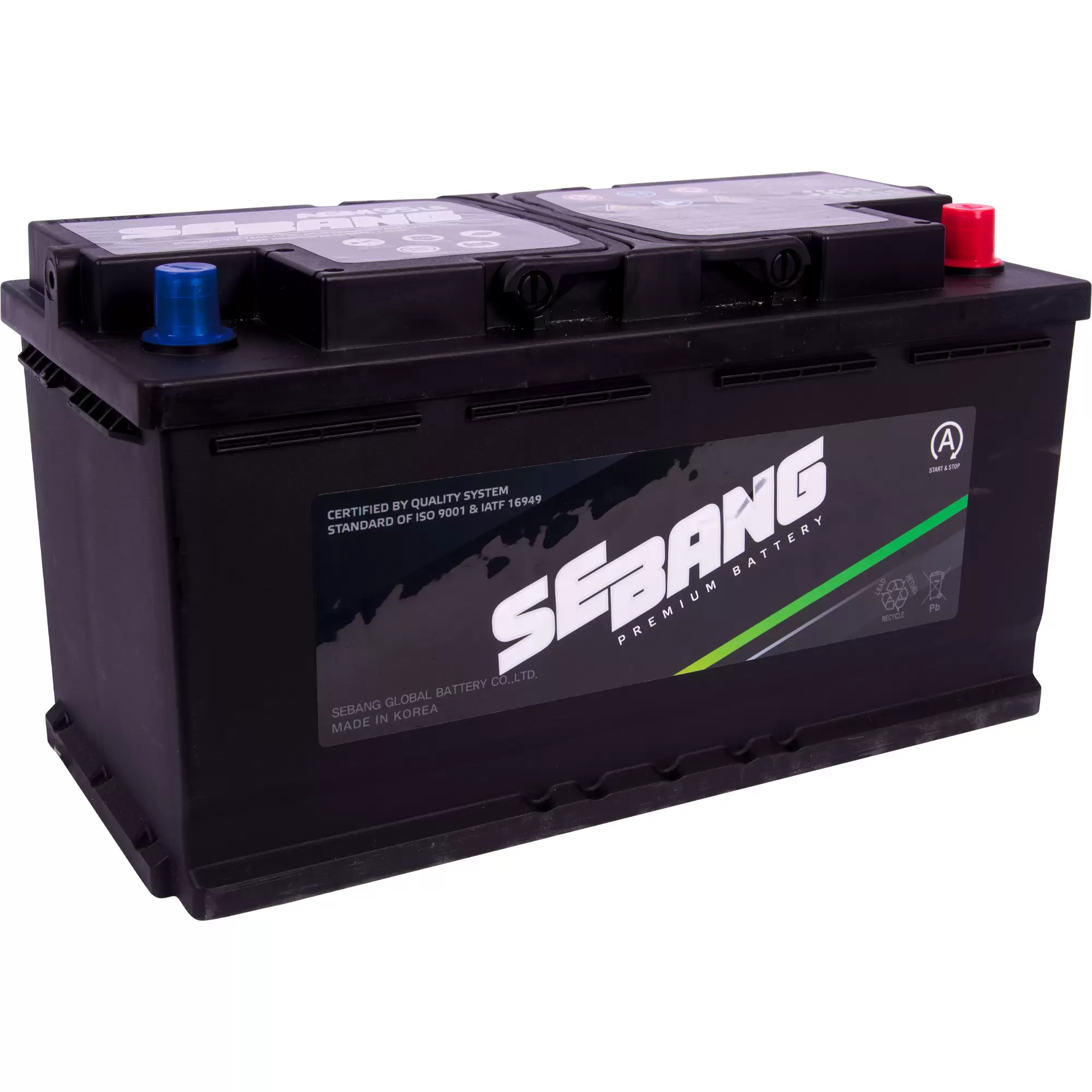 Аккумулятор автомобильный SEBANG AGM L5 95 А/ч ОБР