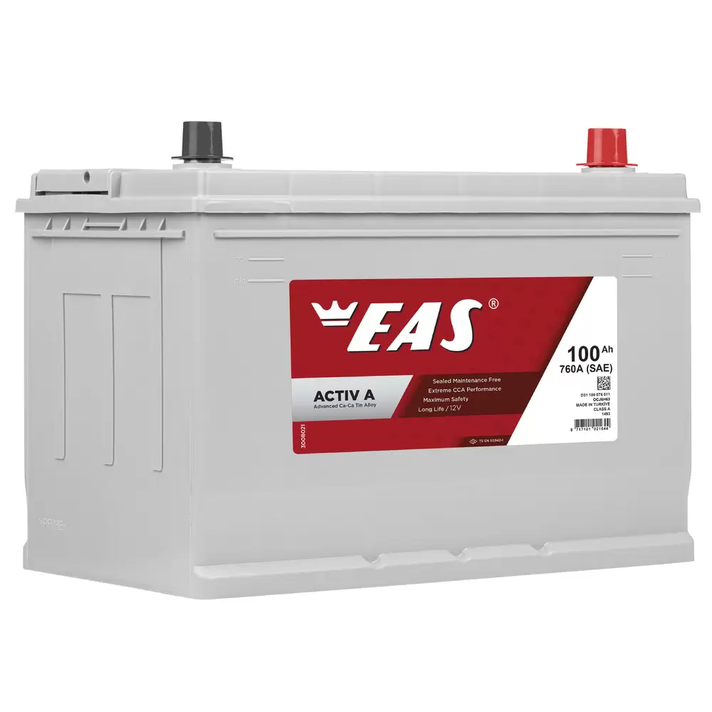 Аккумулятор автомобильный EAS JIS D31L 100 А/ч ОП