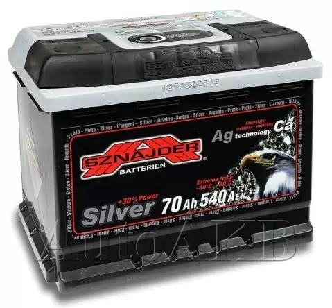 Аккумулятор автомобильный SZNAJDER Silver 570 26 6СТ-70 Ач прям.