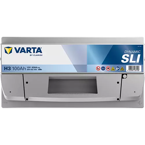 Аккумулятор автомобильный Varta Dynamic SLI H3 6СТ-100 Ач обр.