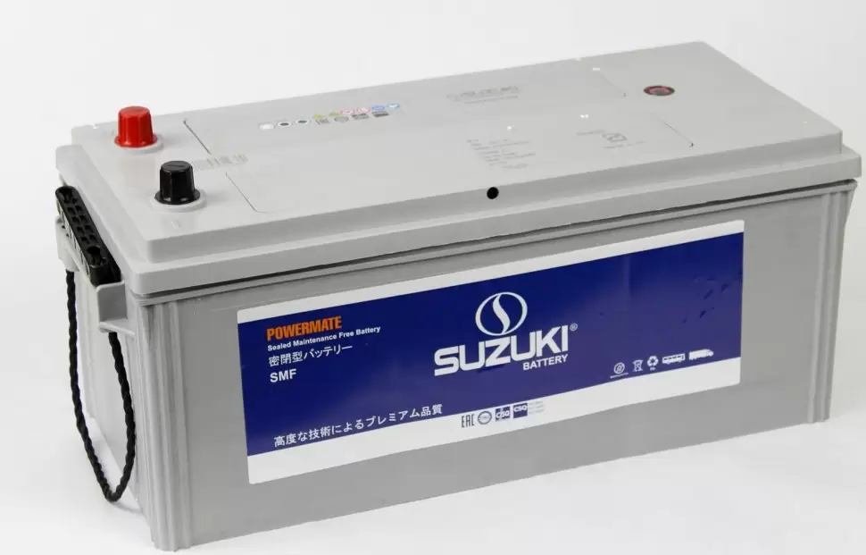 Аккумулятор автомобильный SUZUKI 6СТ-190.4  Ач ПП конус (510х222х232) D5