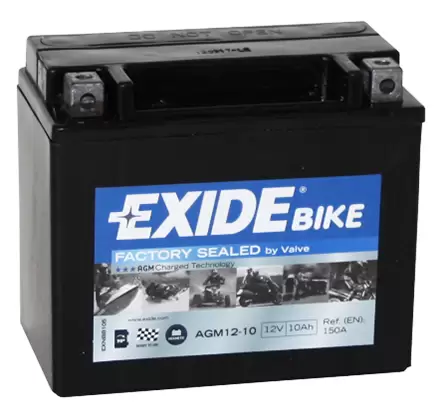 Аккумулятор мото Exide AGM 12-10 Ач