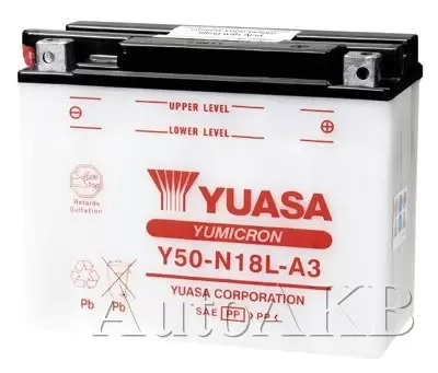 Аккумулятор мото YUASA Y50-N18L-A3 20 Ач