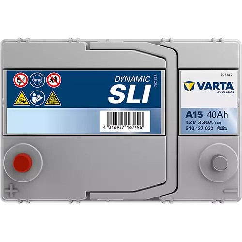 Аккумулятор автомобильный Varta Dynamic SLI  A15 6СТ-40 прям. (42B19R)