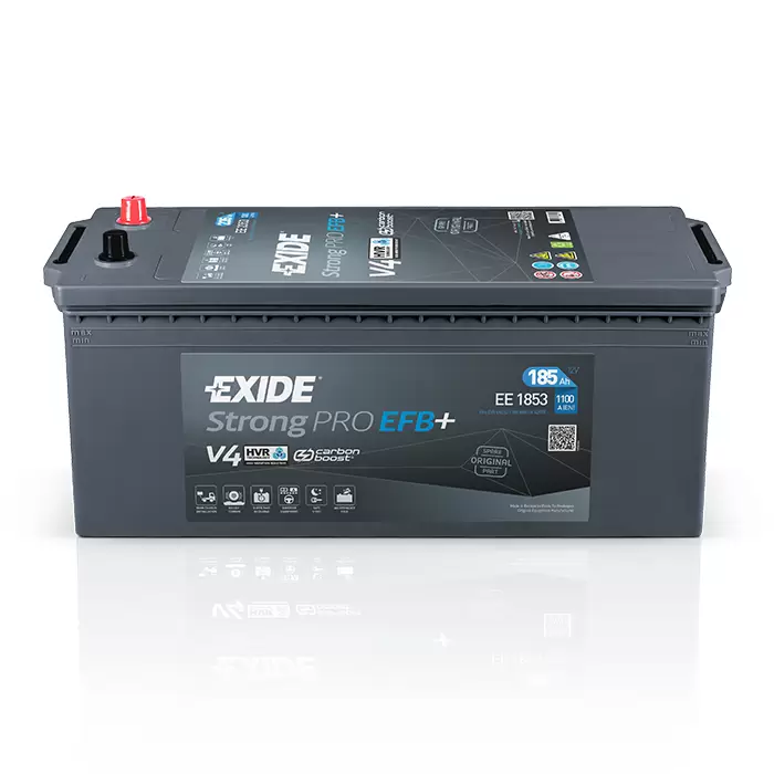 Аккумулятор грузовой EXIDE STRONGPRO EFB+ EE1853 185 Ач