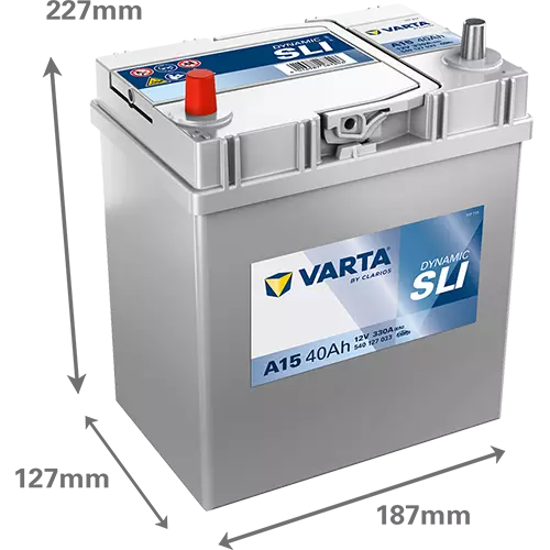 Аккумулятор автомобильный Varta Dynamic SLI  A15 6СТ-40 прям. (42B19R)