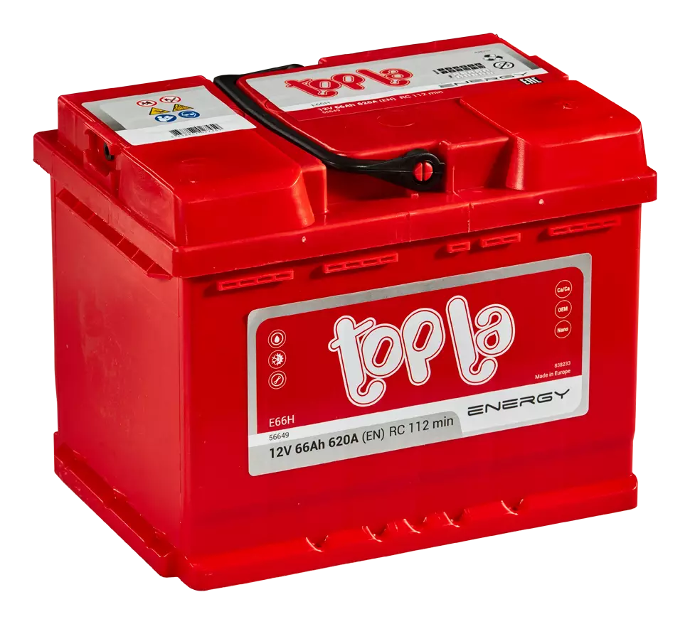 Аккумулятор Topla Energy 108066 6СТ-66 Ач обр.