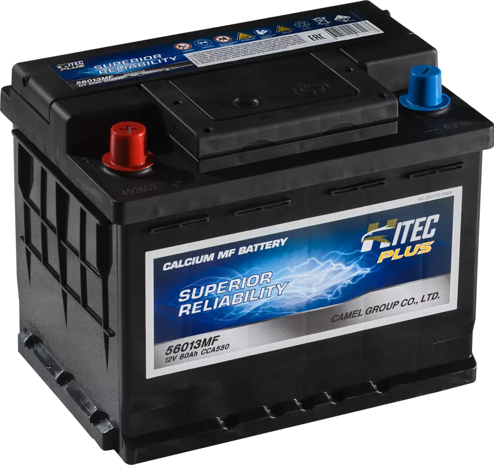 Аккумулятор автомобильный HITEC 56013 60Ah 550A пп