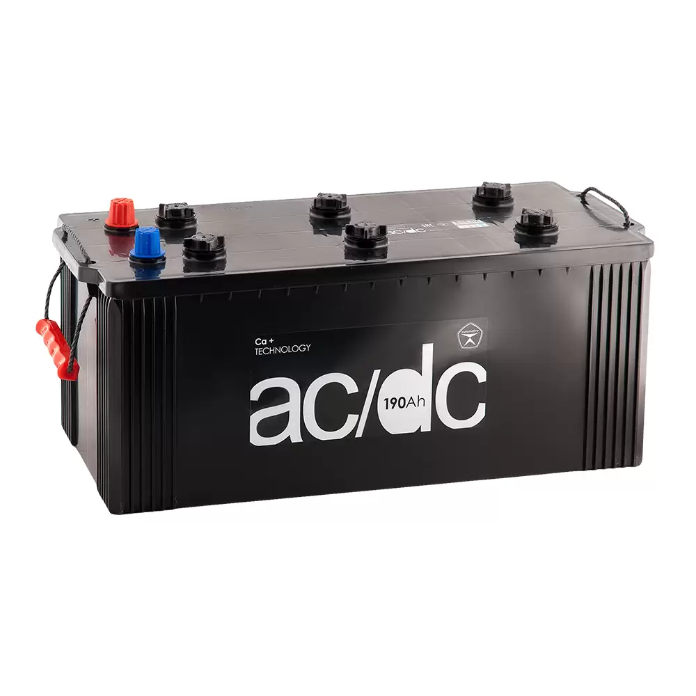 Аккумулятор грузовой AC/DC D5 190Ah 1250A ПП (513x223x223) D5