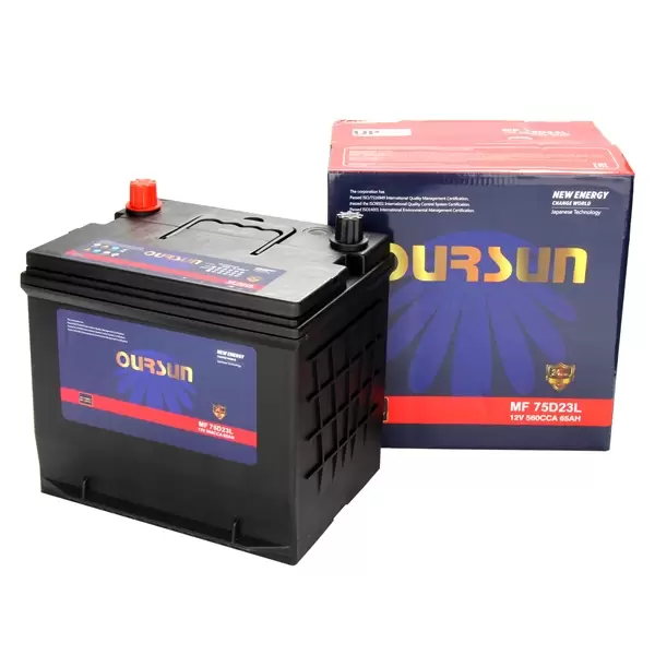 Аккумулятор автомобильный OURSUN JIS 70Ah 600A ПП (232х173х225) D23R