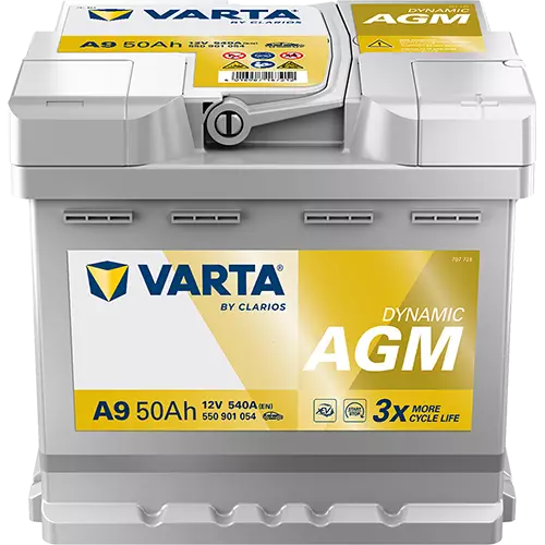 Аккумулятор автомобильный Varta Dynamic AGM A9 6СТ-50 Ач ОП.
