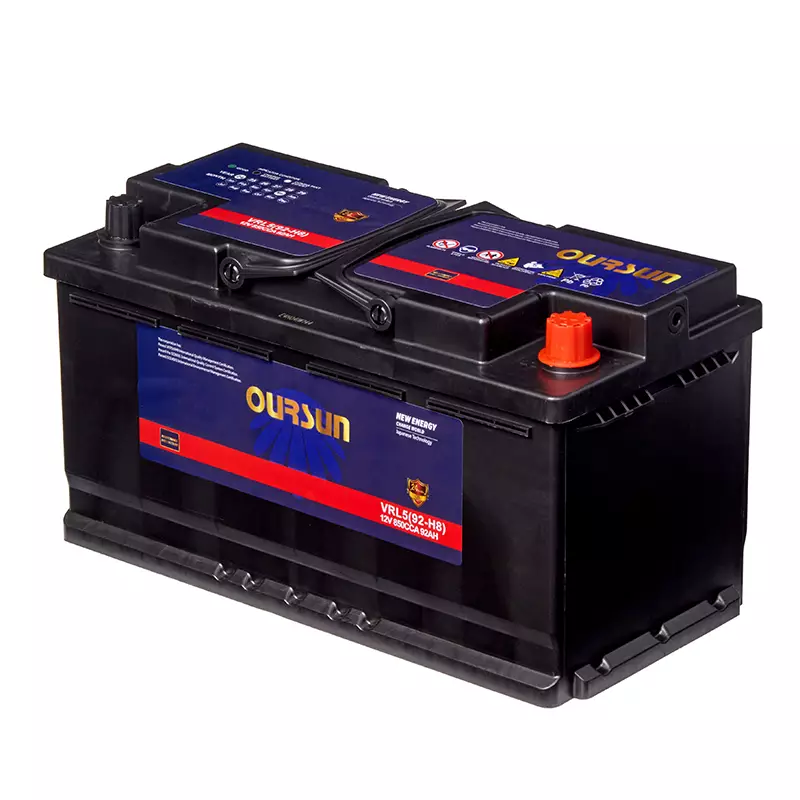 Аккумулятор автомобильный OURSUN DIN AGM VRL5 (92-H8) 92 Ah 850A (353x175x190) L5
