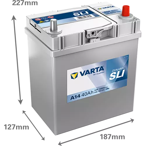 Аккумулятор автомобильный Varta Dynamic SLI A14 6СТ-40 обр. (42B19L)
