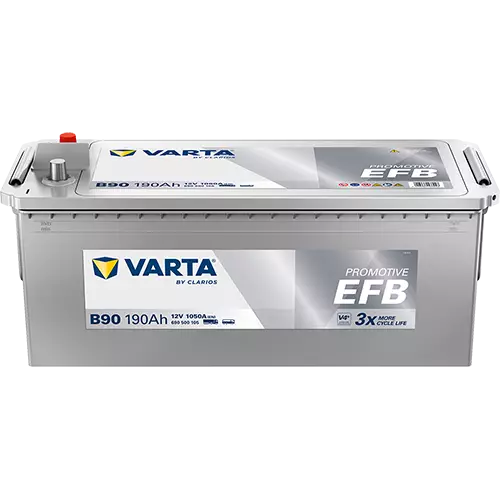 Аккумулятор грузовой VARTA PROMOTIVE EFB B90 190.0 A 1050 A ОП (513x223x223) D5 190 Ач