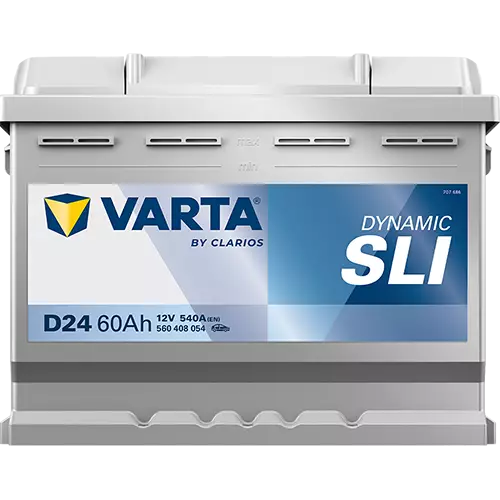 Аккумулятор автомобильный Varta Dynamic SLI D24 6СТ-60 Ач обр.